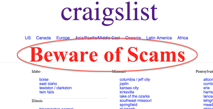 Craigslist Scam